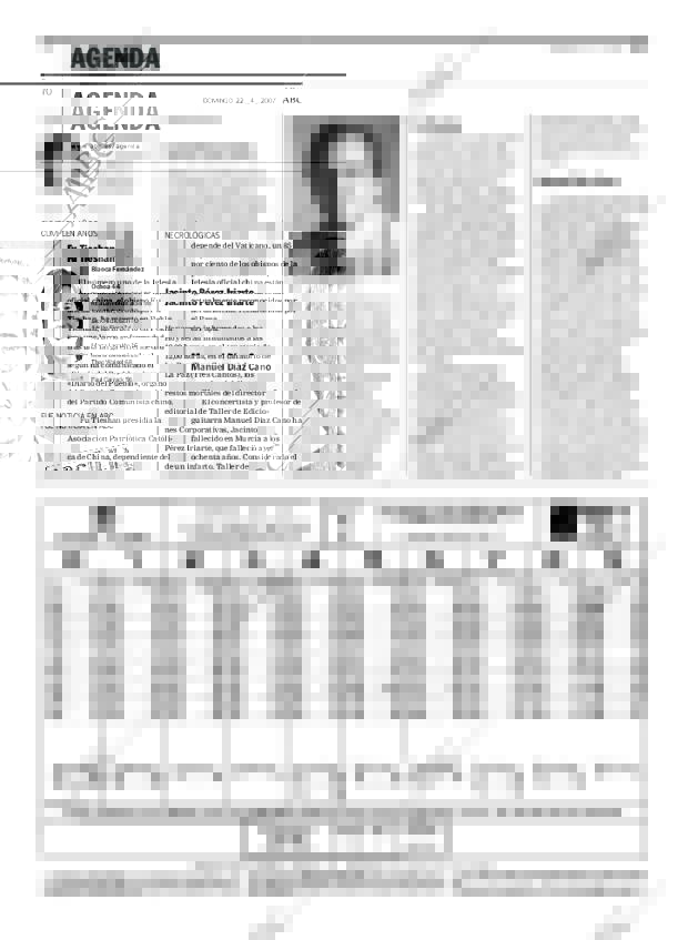ABC MADRID 22-04-2007 página 70