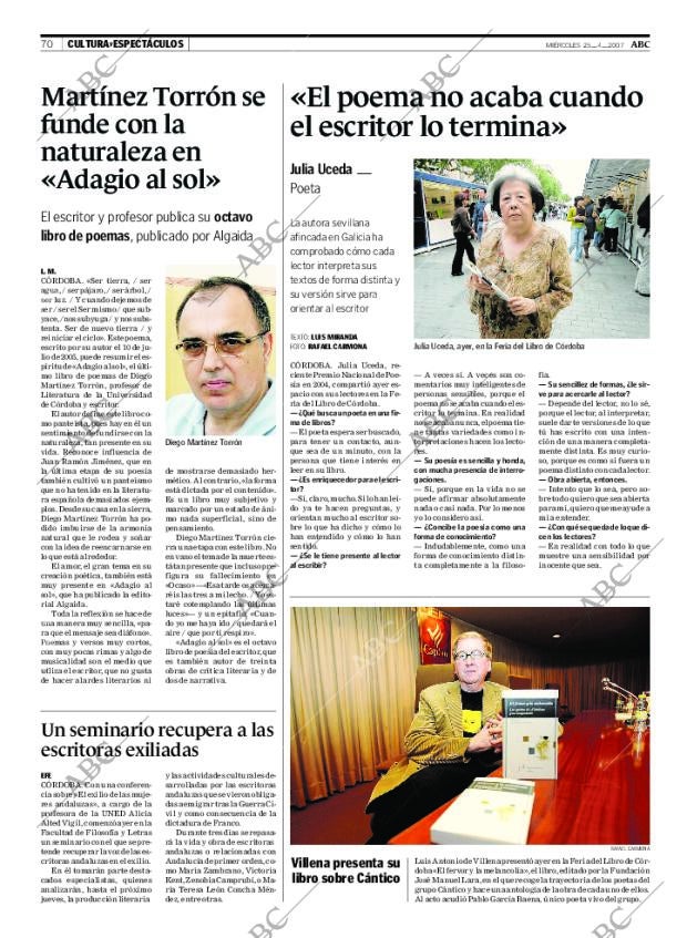 ABC CORDOBA 25-04-2007 página 70