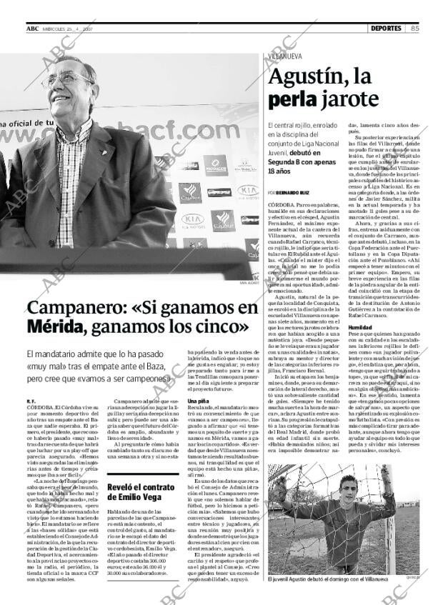ABC CORDOBA 25-04-2007 página 85