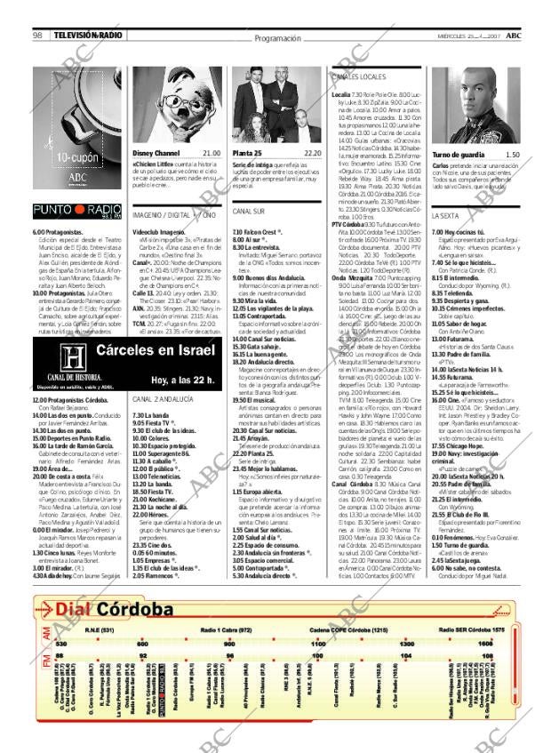 ABC CORDOBA 25-04-2007 página 98
