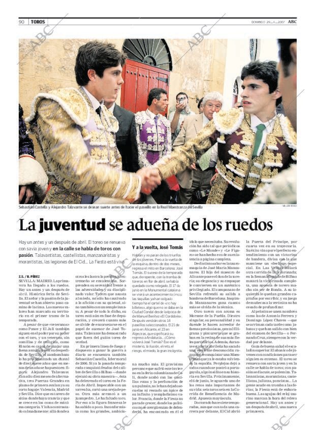 ABC MADRID 29-04-2007 página 90