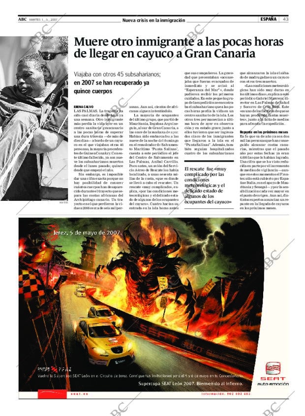 ABC SEVILLA 01-05-2007 página 43