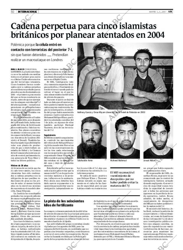 ABC SEVILLA 01-05-2007 página 50