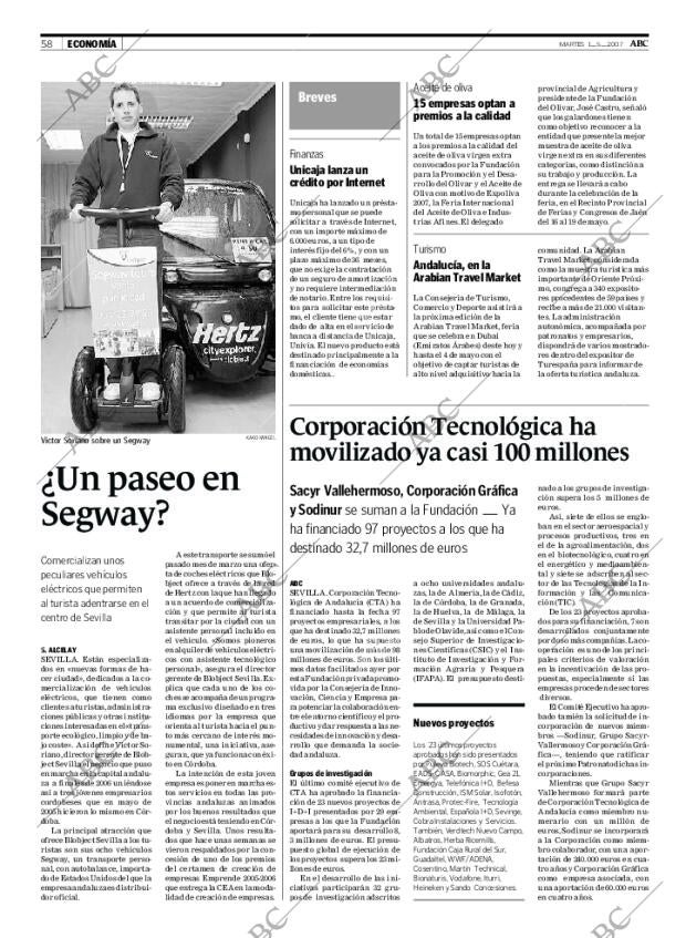 ABC SEVILLA 01-05-2007 página 58