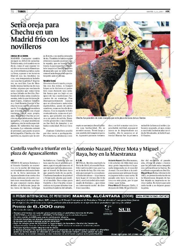 ABC SEVILLA 01-05-2007 página 70