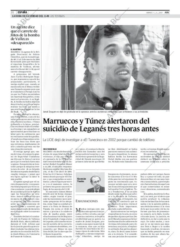 ABC MADRID 04-05-2007 página 20