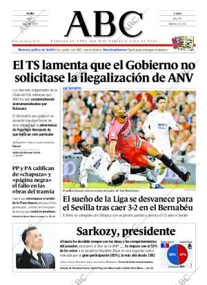 ABC SEVILLA 07-05-2007 página 1