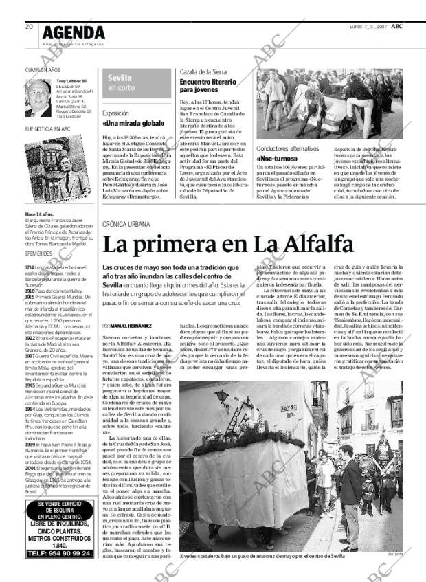 ABC SEVILLA 07-05-2007 página 20