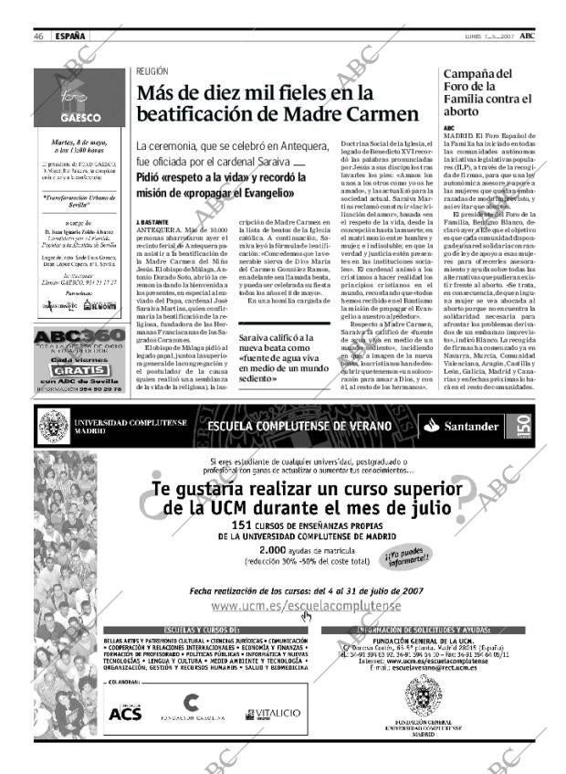 ABC SEVILLA 07-05-2007 página 46