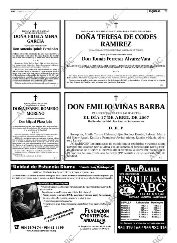 ABC SEVILLA 07-05-2007 página 77
