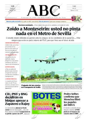 ABC SEVILLA 09-05-2007 página 1