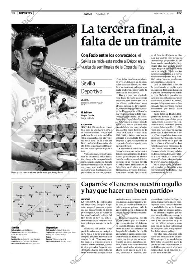 ABC SEVILLA 09-05-2007 página 98