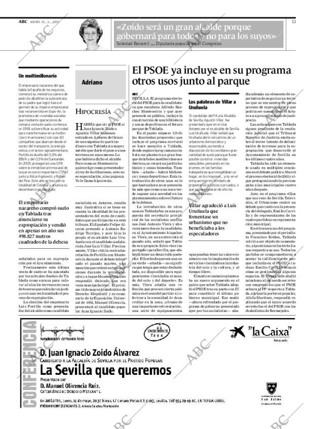 ABC SEVILLA 10-05-2007 página 11