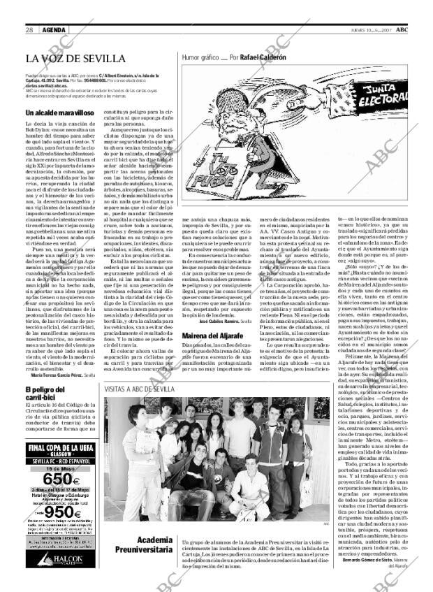 ABC SEVILLA 10-05-2007 página 28