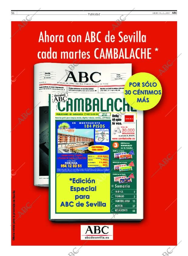 ABC SEVILLA 10-05-2007 página 56