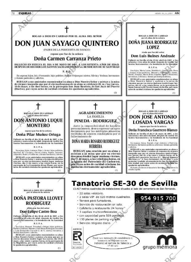 ABC SEVILLA 10-05-2007 página 78