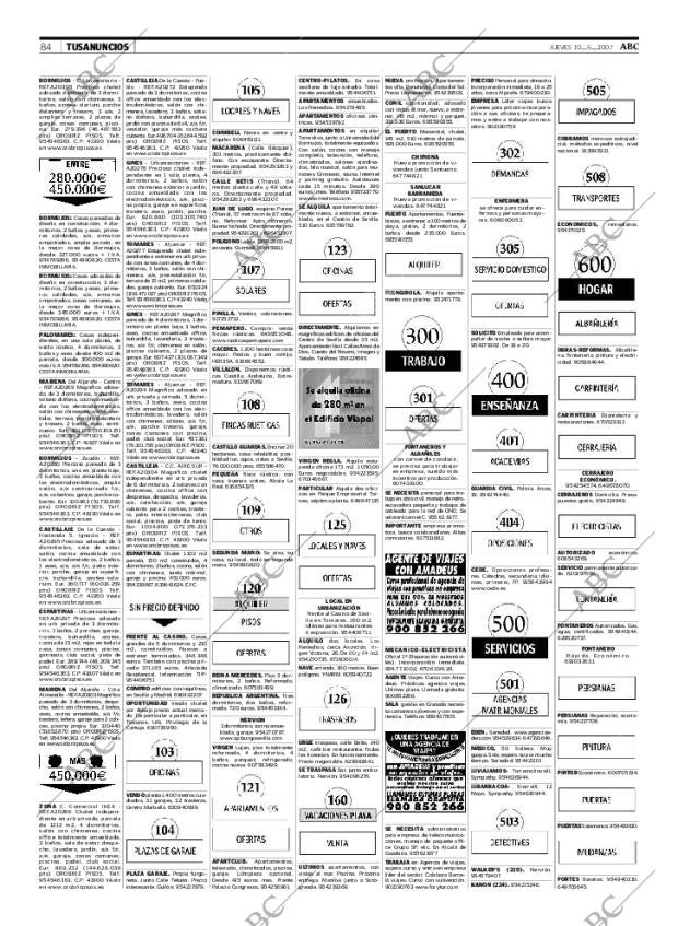 ABC SEVILLA 10-05-2007 página 84
