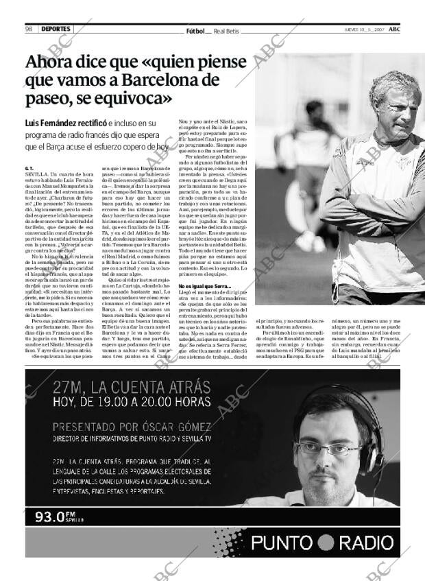 ABC SEVILLA 10-05-2007 página 98