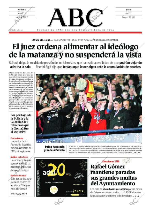 ABC CORDOBA 17-05-2007 página 1