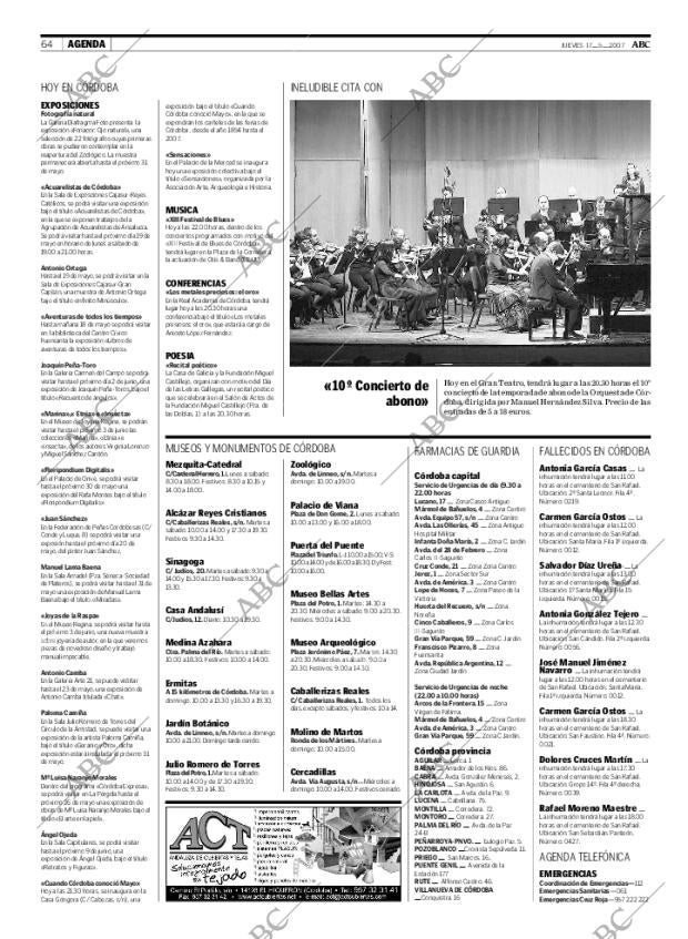 ABC CORDOBA 17-05-2007 página 64