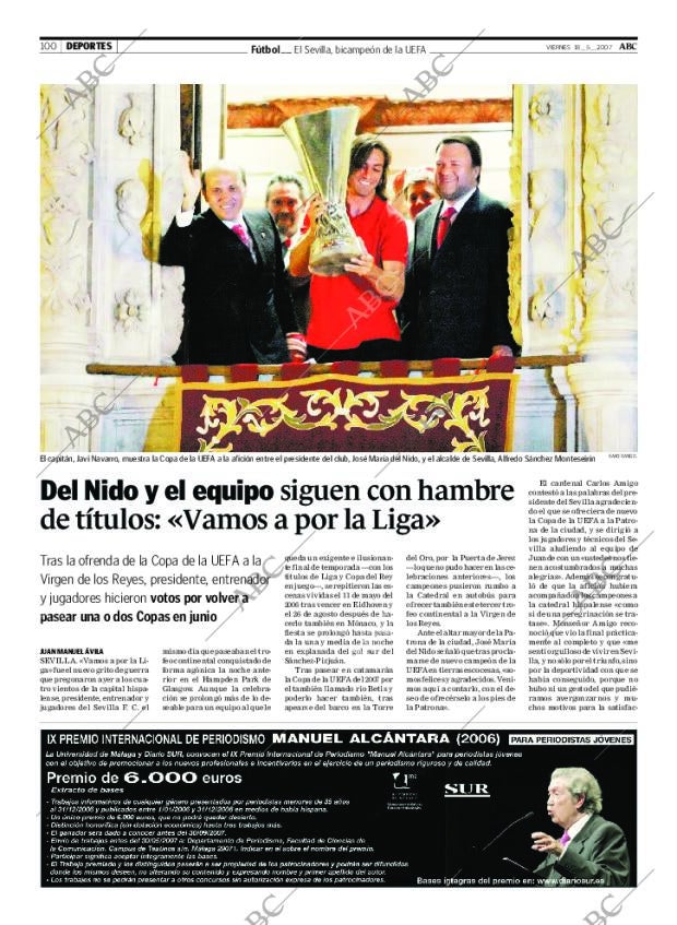 ABC SEVILLA 18-05-2007 página 100