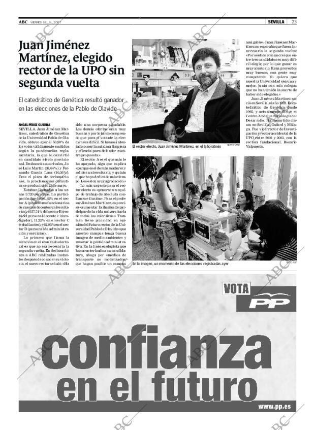 ABC SEVILLA 18-05-2007 página 23
