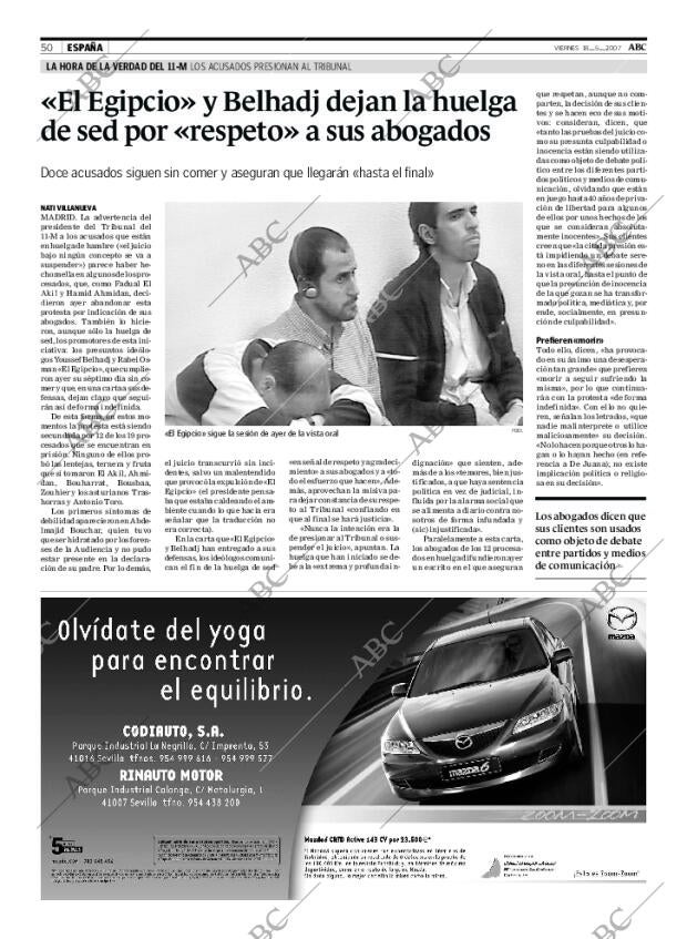 ABC SEVILLA 18-05-2007 página 50