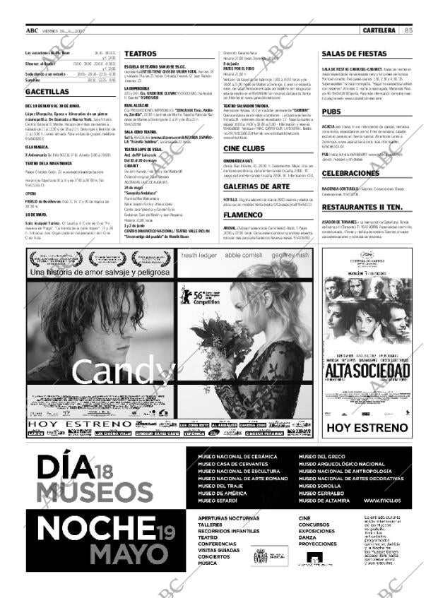 ABC SEVILLA 18-05-2007 página 85