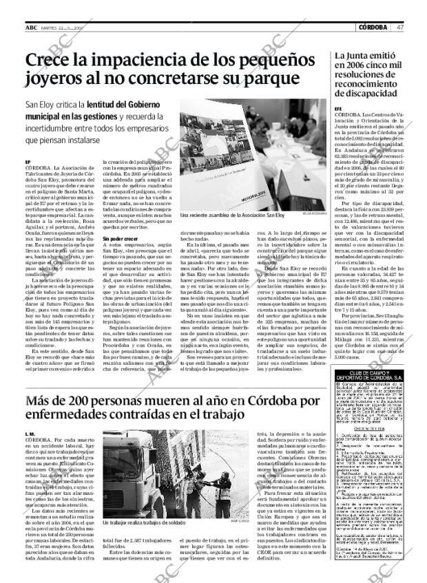 ABC CORDOBA 22-05-2007 página 59