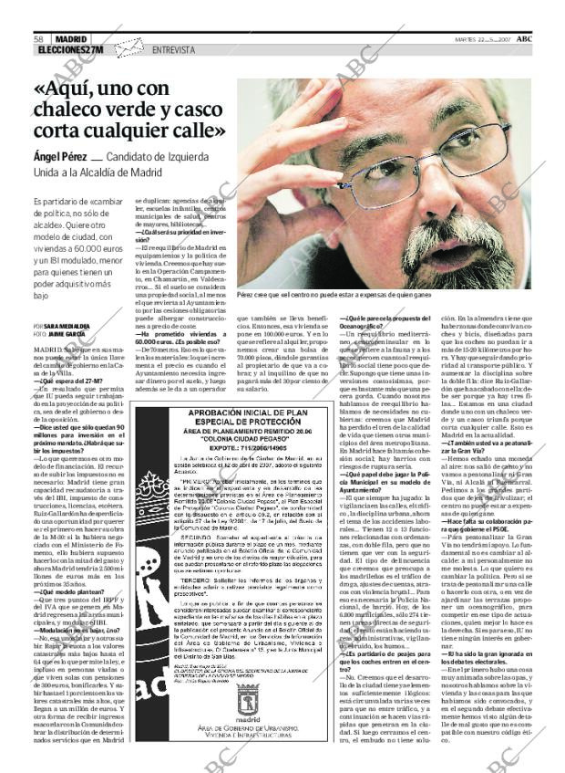 ABC MADRID 22-05-2007 página 58