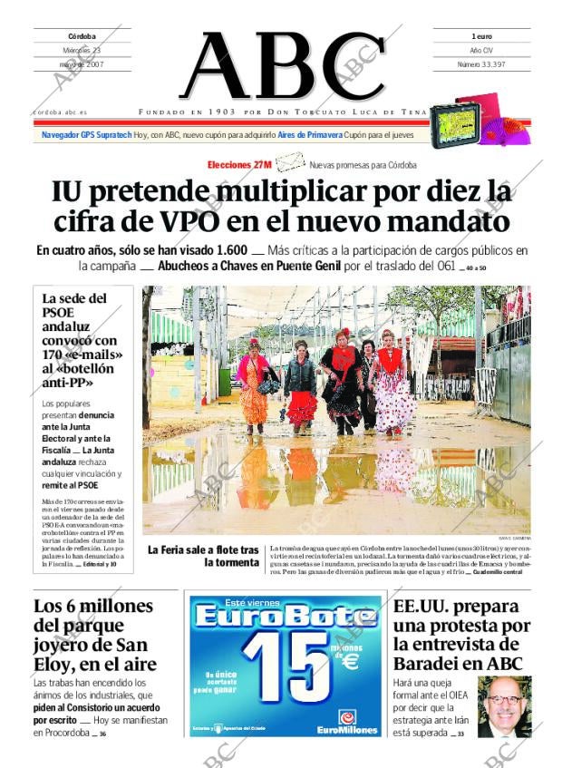ABC CORDOBA 23-05-2007 página 1