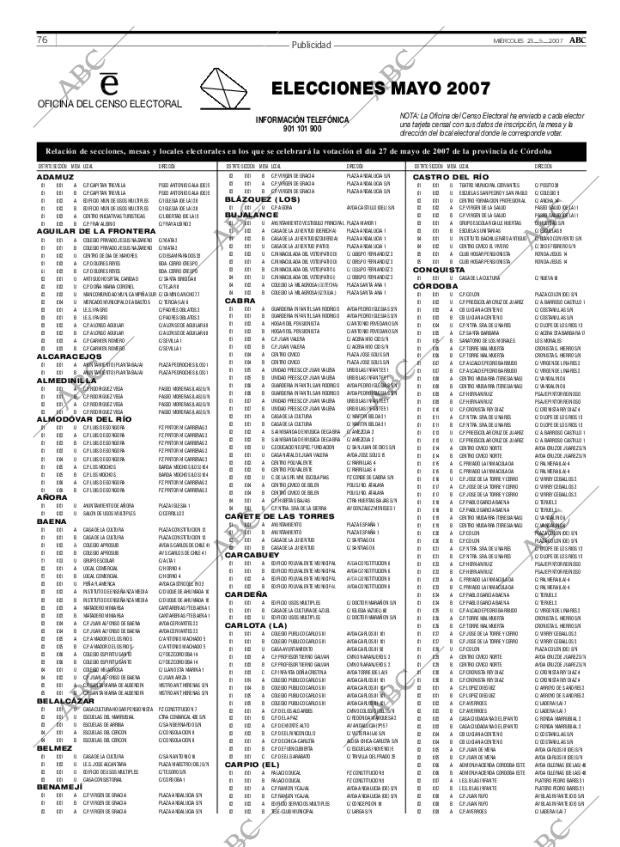 ABC CORDOBA 23-05-2007 página 88