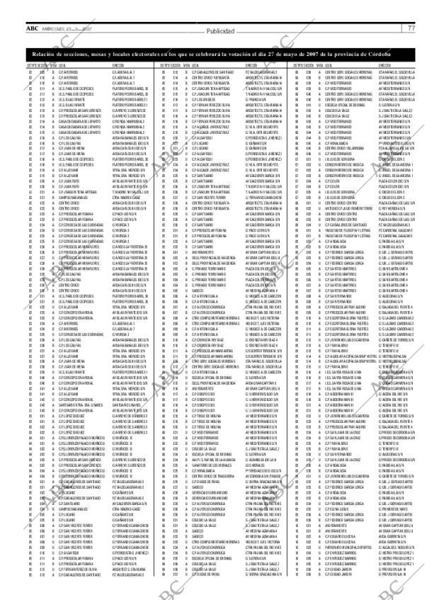 ABC CORDOBA 23-05-2007 página 89