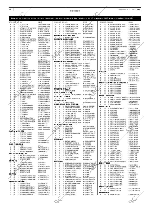 ABC CORDOBA 23-05-2007 página 90