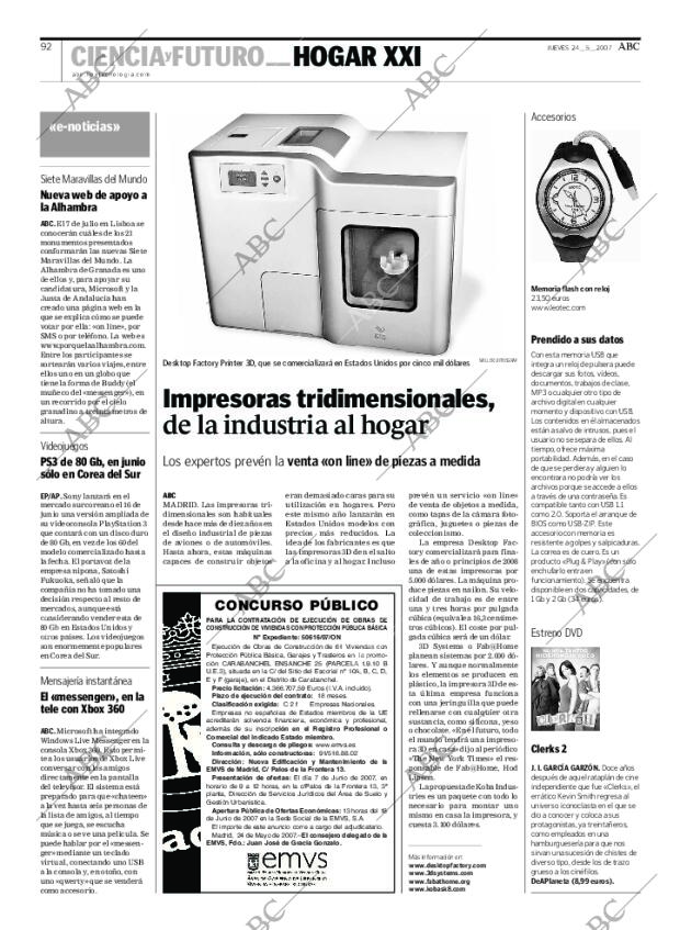 ABC MADRID 24-05-2007 página 92