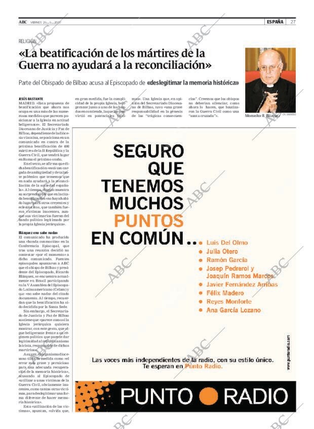 ABC MADRID 25-05-2007 página 27