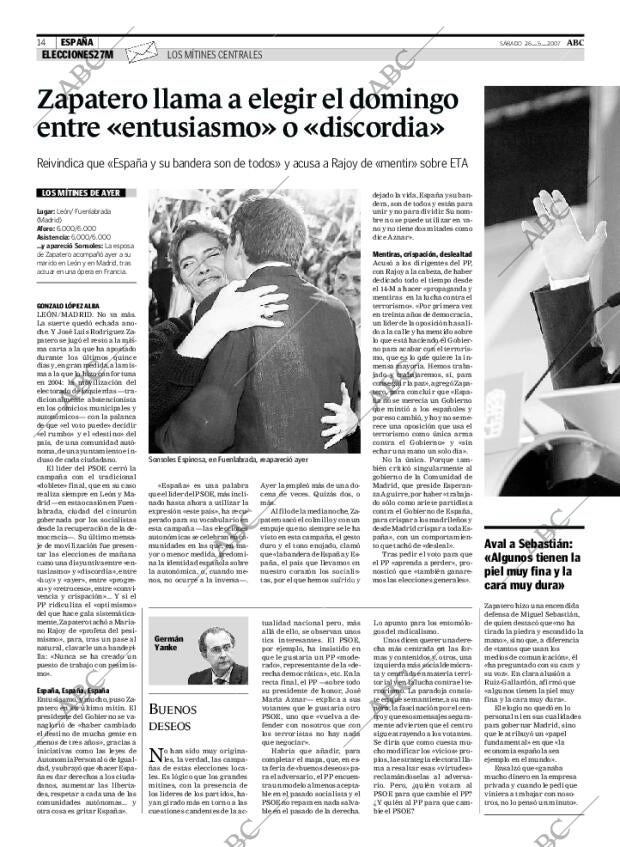 ABC MADRID 26-05-2007 página 14