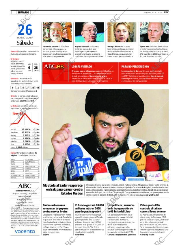 ABC MADRID 26-05-2007 página 2