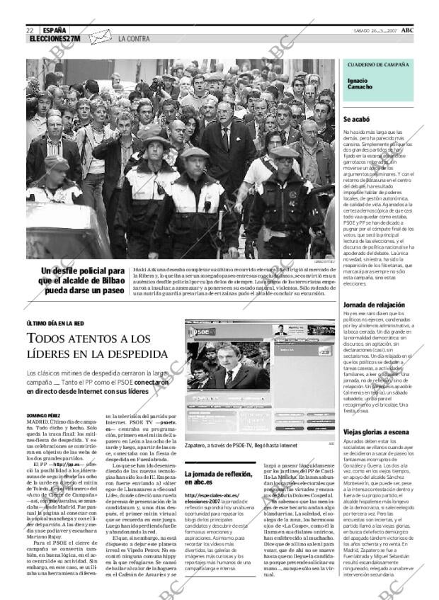 ABC MADRID 26-05-2007 página 22