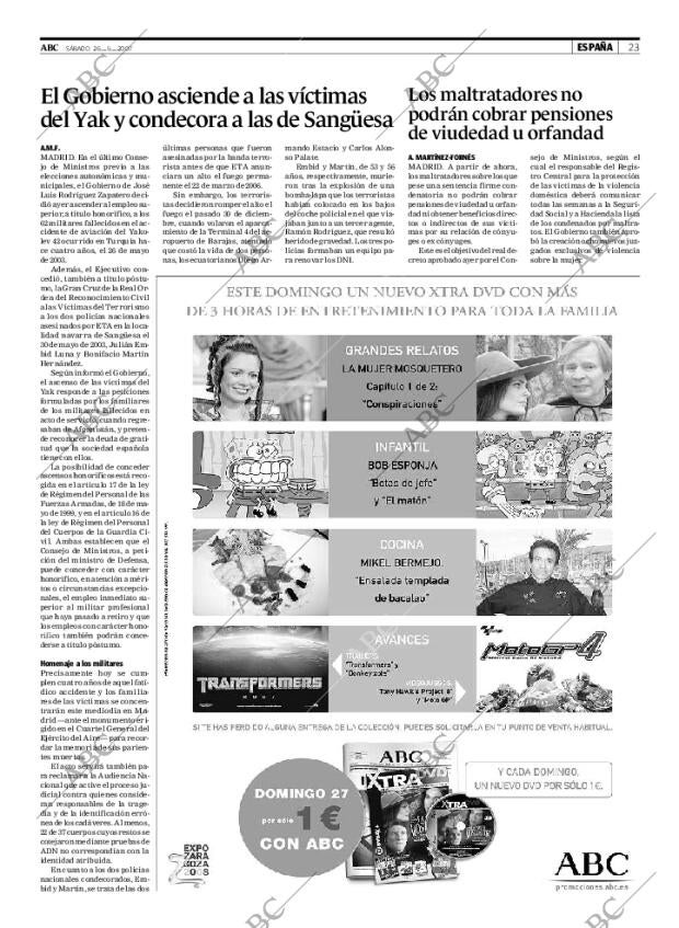 ABC MADRID 26-05-2007 página 23