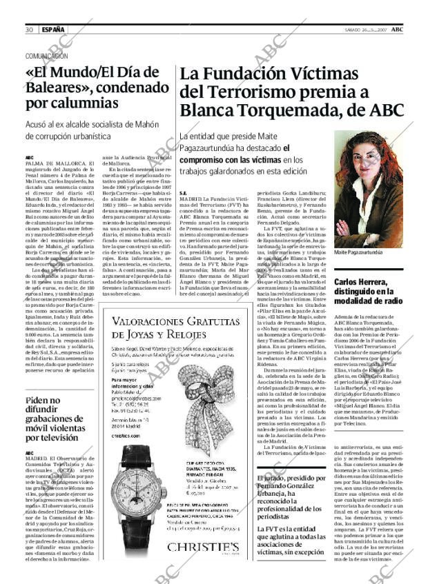 ABC MADRID 26-05-2007 página 30