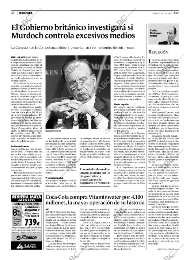 ABC MADRID 26-05-2007 página 42