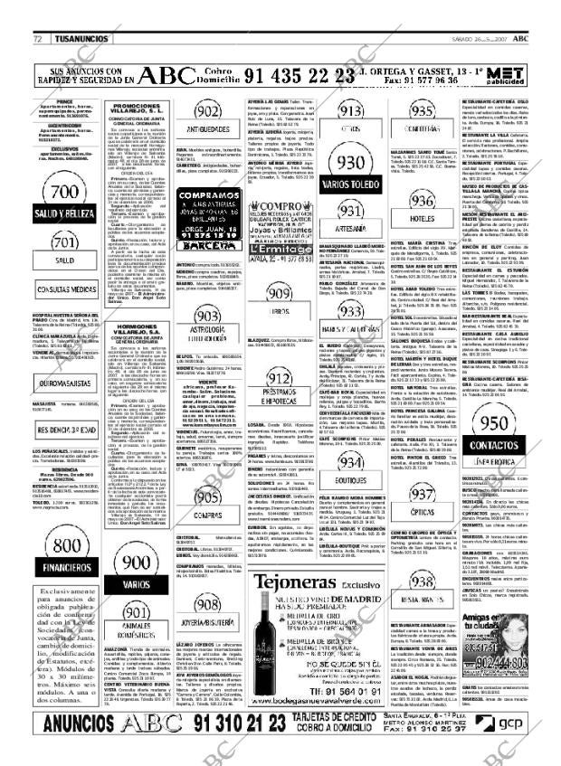 ABC MADRID 26-05-2007 página 88