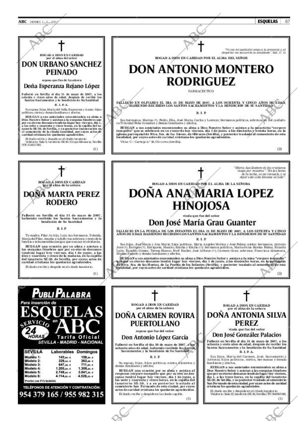 ABC SEVILLA 01-06-2007 página 87
