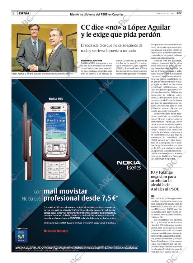 ABC MADRID 05-06-2007 página 18
