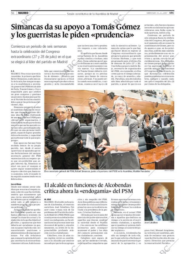 ABC MADRID 13-06-2007 página 56