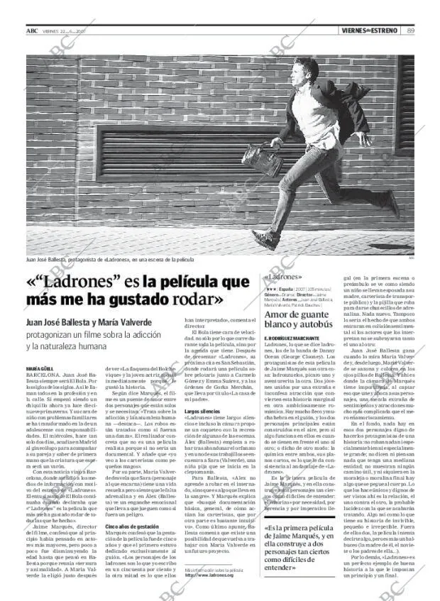 ABC MADRID 22-06-2007 página 89
