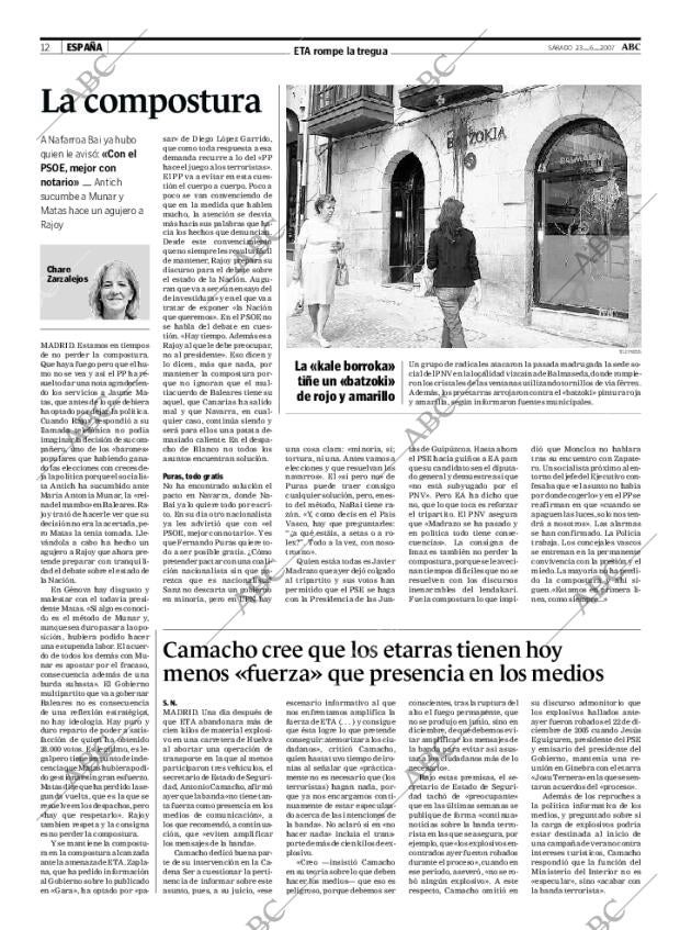 ABC MADRID 23-06-2007 página 12