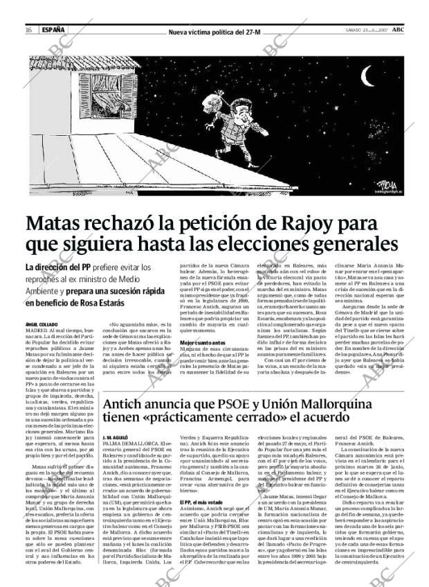 ABC MADRID 23-06-2007 página 16