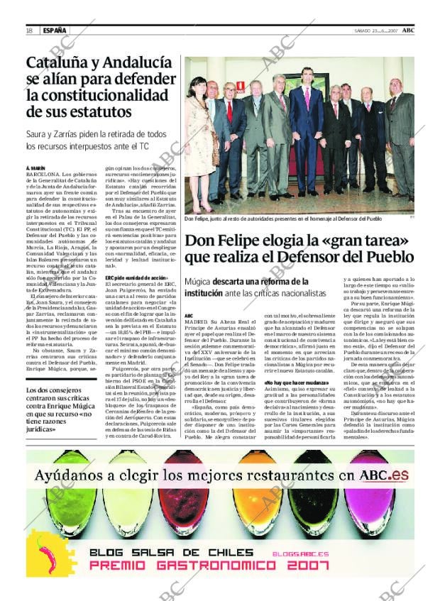 ABC MADRID 23-06-2007 página 18